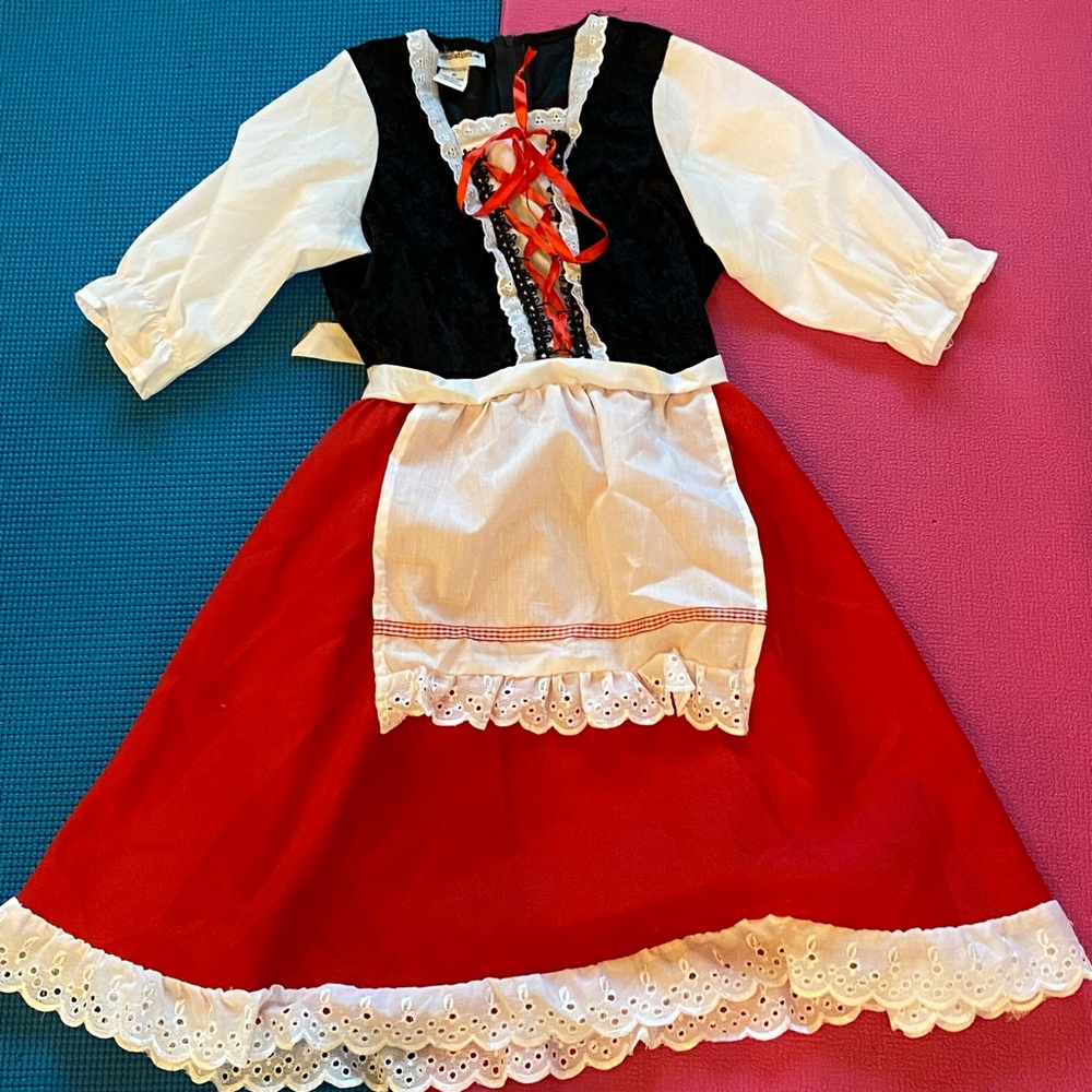 Kids Little Red Riding Hood Costume(no cape)